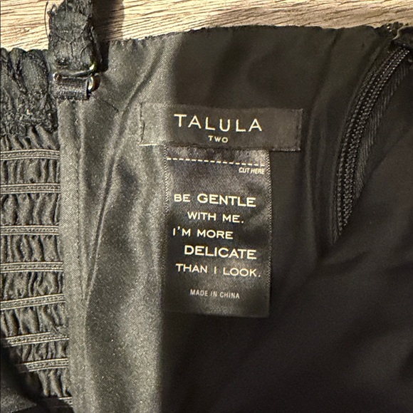 Elegant Talula Debutant Black Lace Dress - Picture 5 of 9